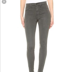 J Brand Luxe Maria High Rise Sateen Skinny Jeans